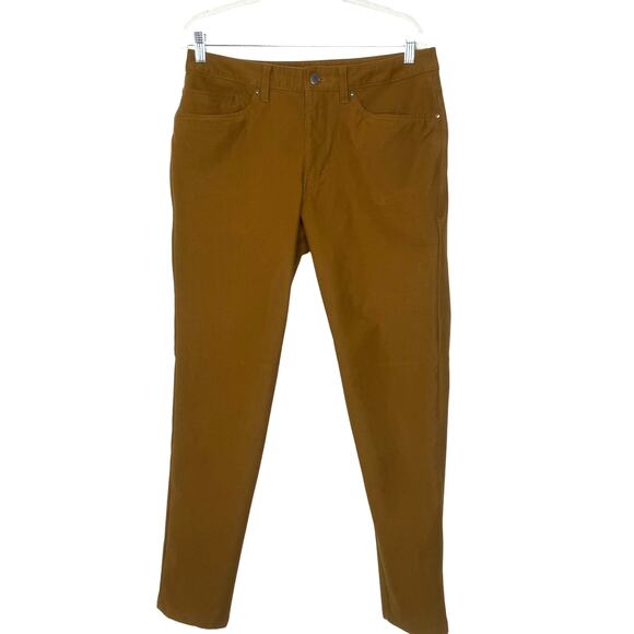 Lululemon rust colored zipper front pants